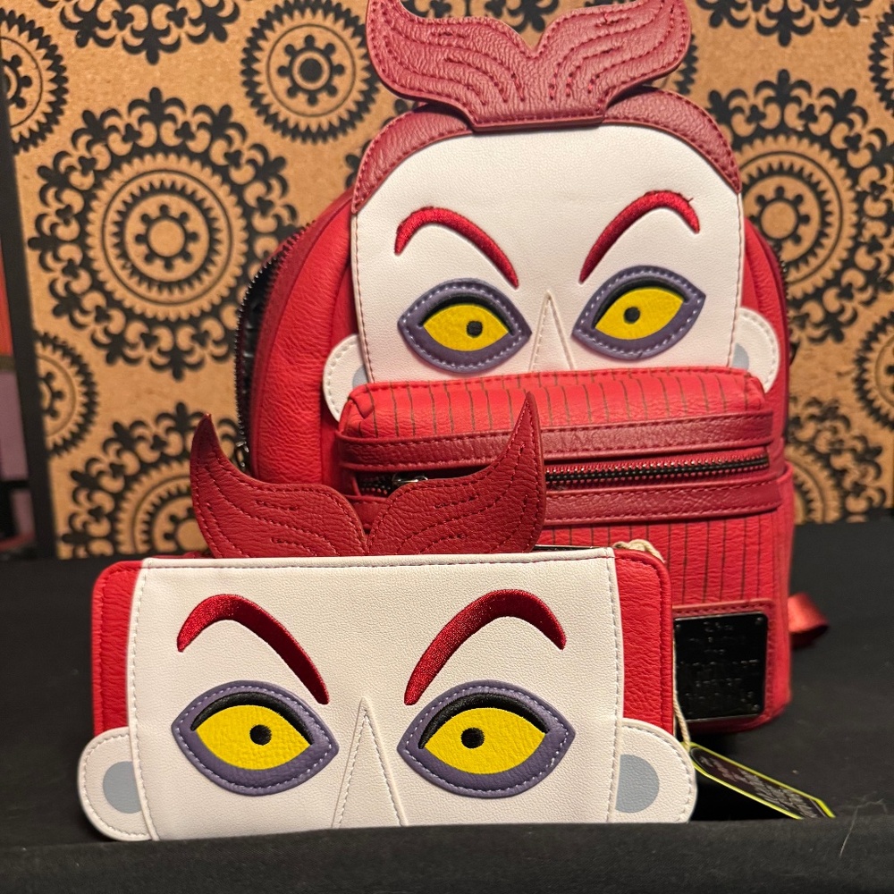 NWT Loungefly Nightmare Before Christmas - Lock - Mini Backpack and Wallet